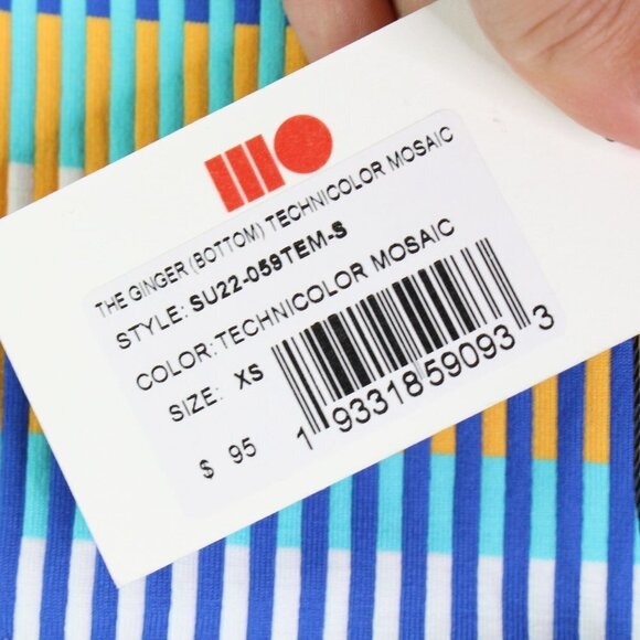 Solid & Striped The Ginger Bottom in Technicolor Mosaic Size XS - Picture 5 of 6